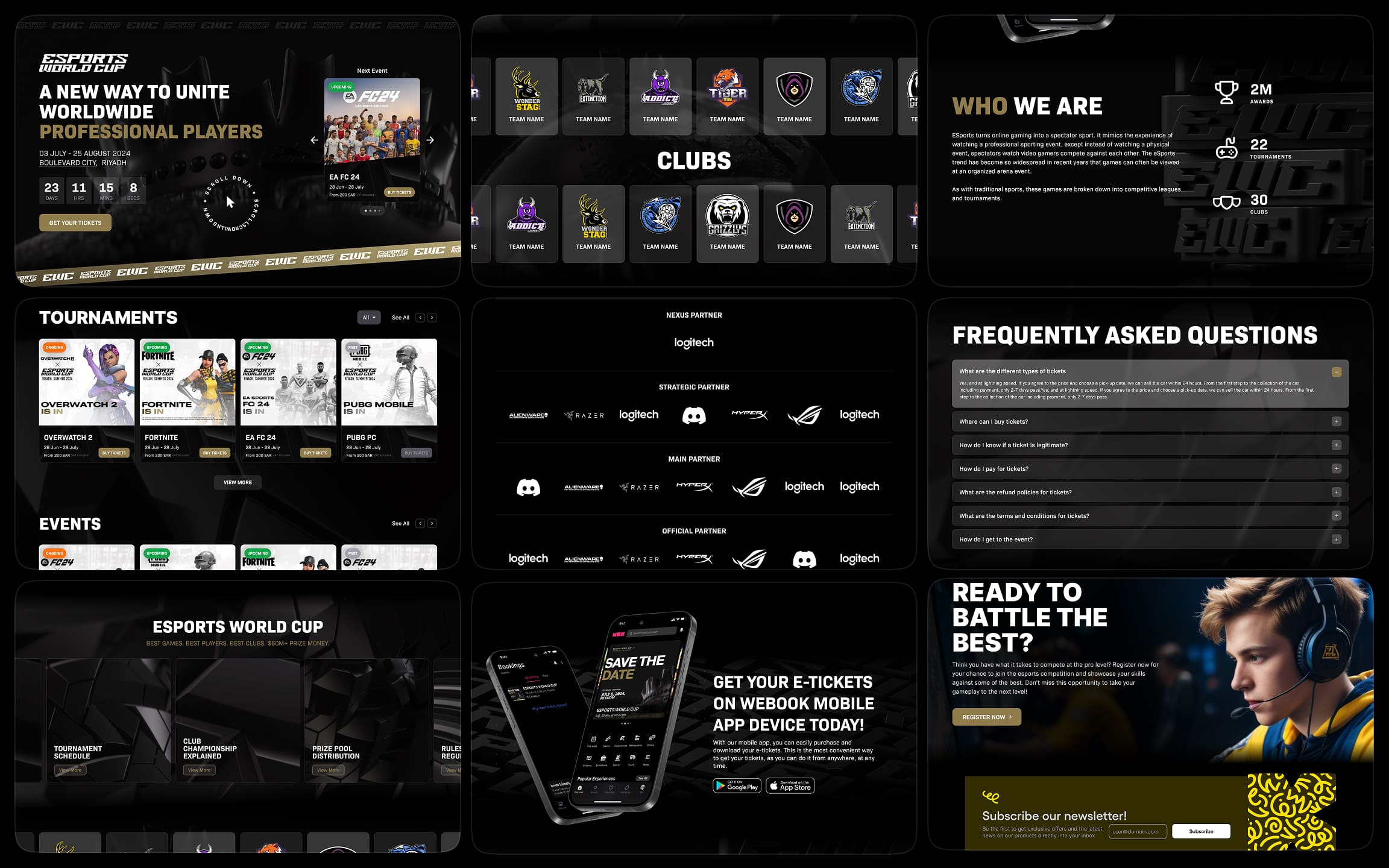 E-Sports World Cup Web